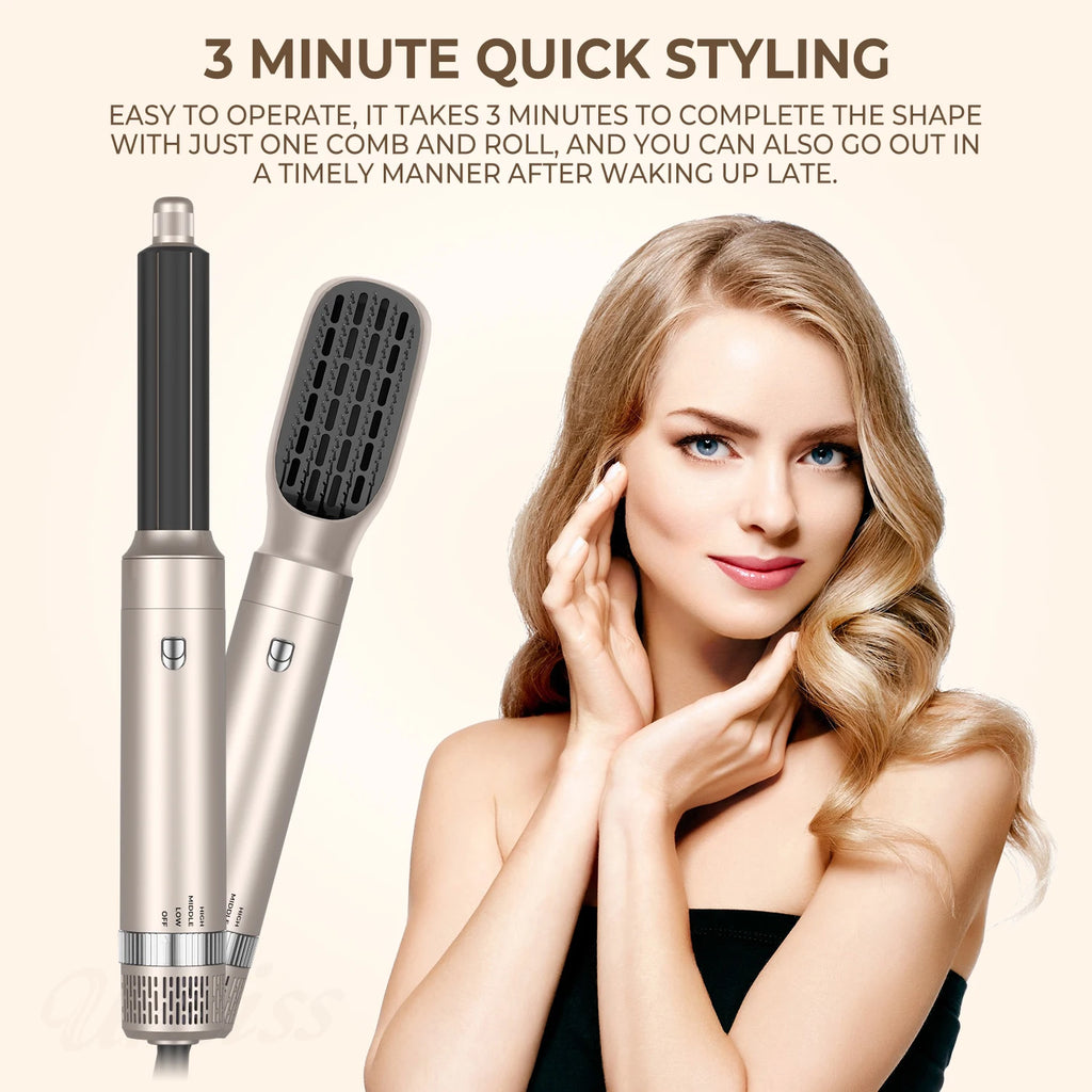 Sèche-cheveux UKLISS, certifié CE/FCC/UL, 100-240 V universel, ionique