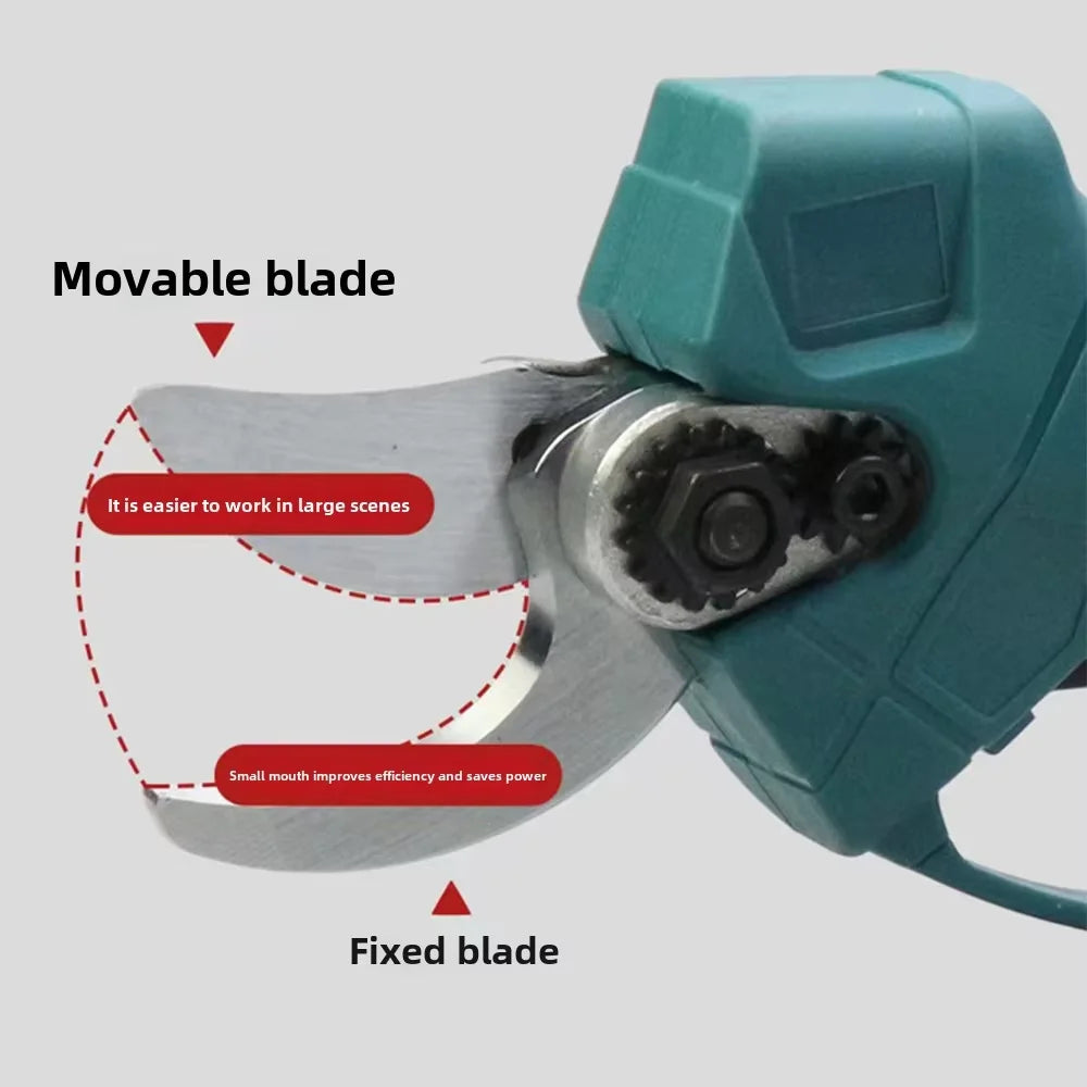 Sécateur électrique sans balais avec affichage LED 0/1, compatible Makita 18V (sans batterie).