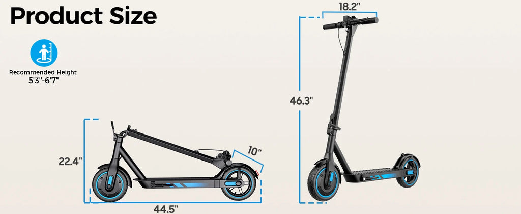 Trottinette électrique HiQiS V10 pliable, batterie 36 V 10,5 Ah, vitesse 40 km/h, autonomie 40-60 km