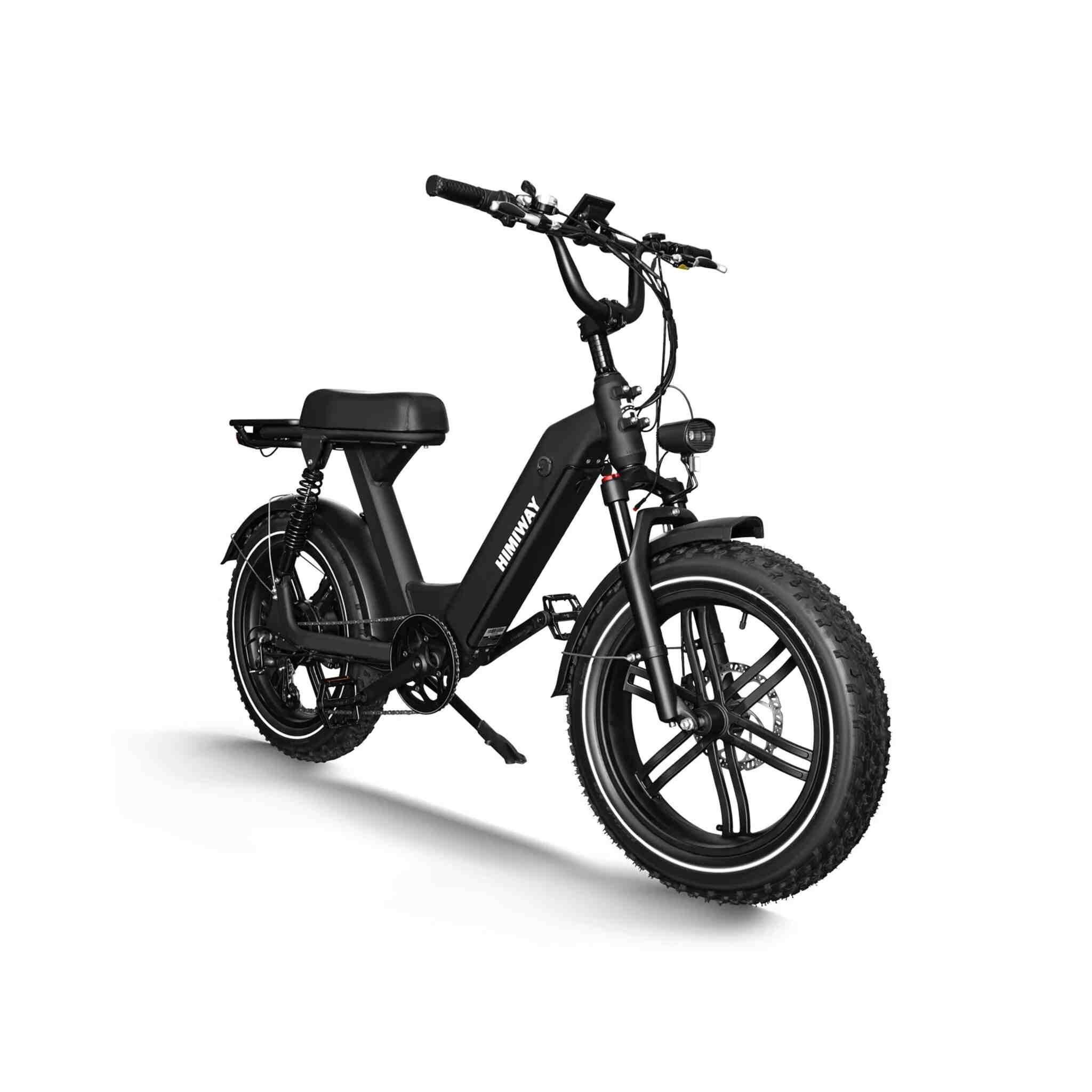 Vélo électrique Himiway Escape Pro Fatbike 48 V, autonomie 75 km, double suspension, 25 km/h