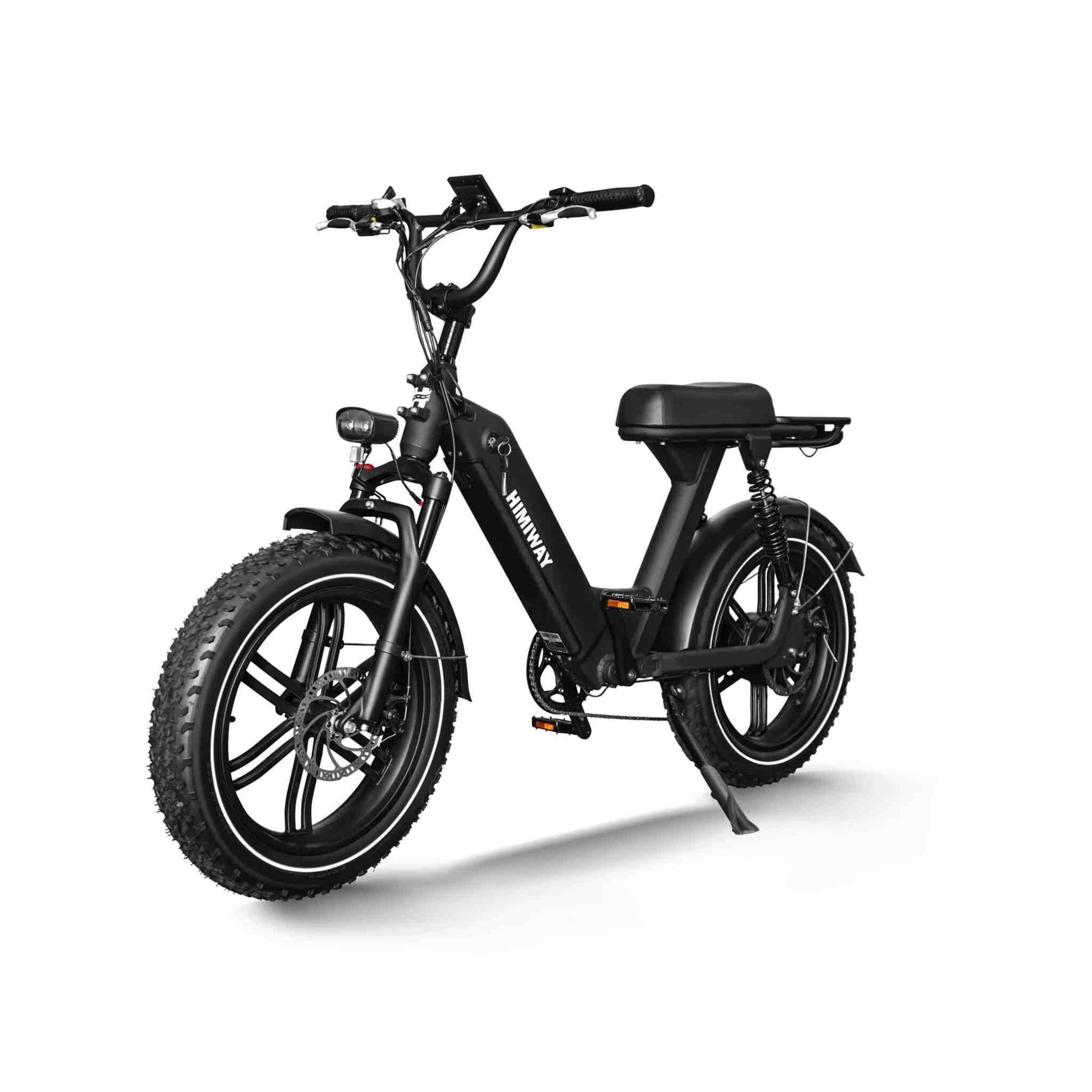 Vélo électrique Himiway Escape Pro Fatbike 48 V, autonomie 75 km, double suspension, 25 km/h